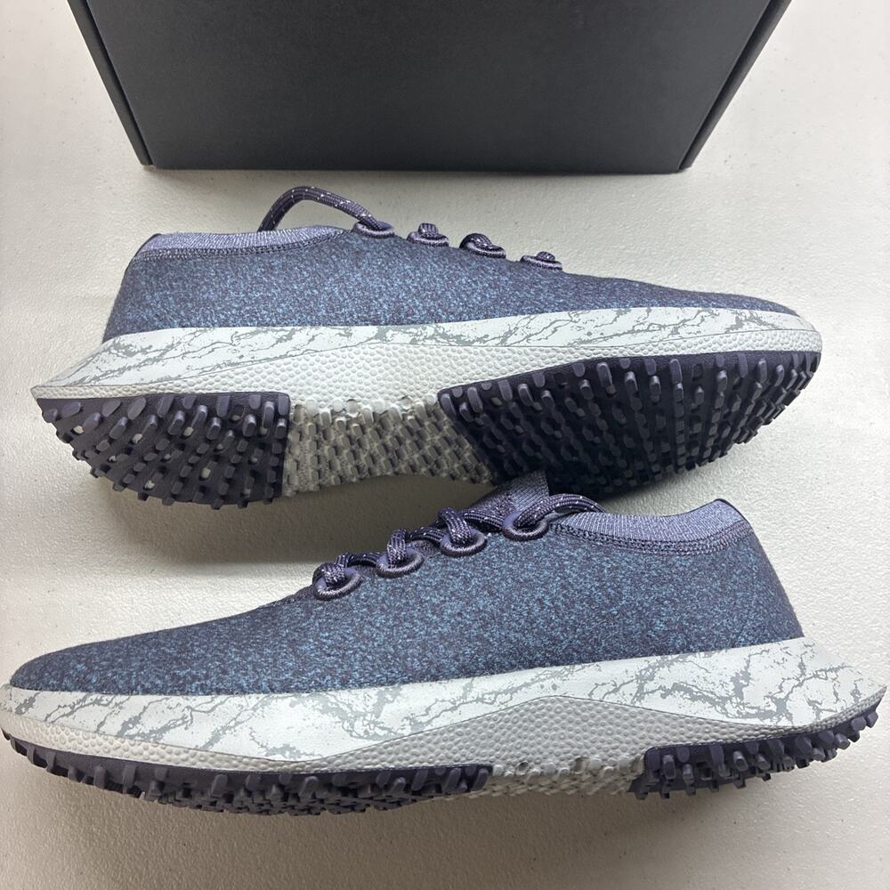 Allbirds Wool Dasher Mizzles Mens Size 9.5 Womens 11 Purple Gray Running Shoes